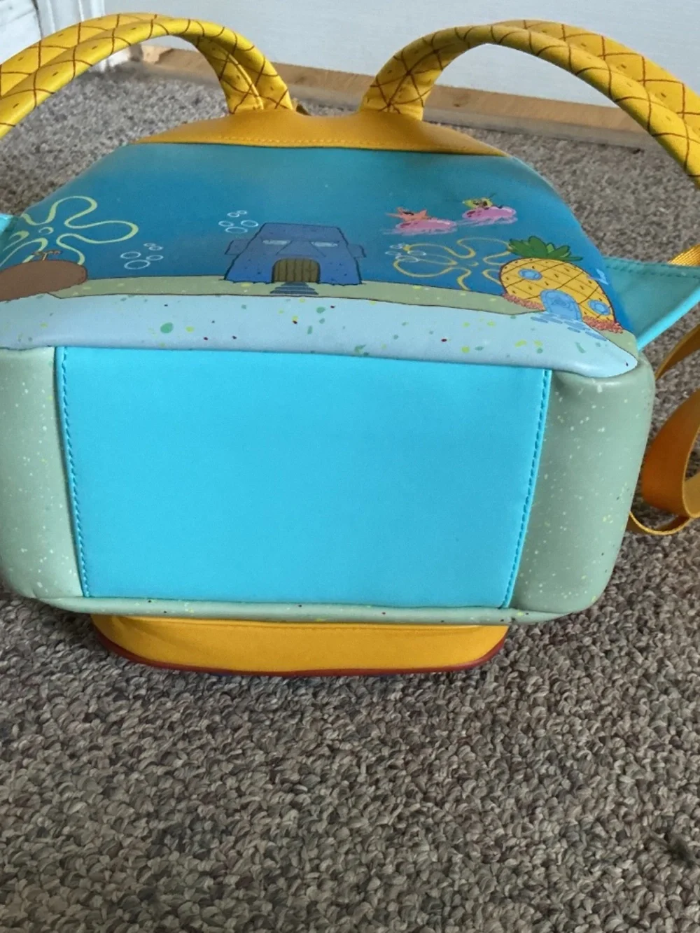 Nickelodeon Sponge Bob Loungefly backpack and wallet set